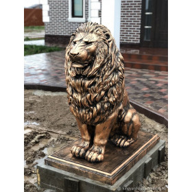 Скульптура лев изготовление под заказ.